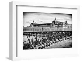 Musee d'Orsay - Solferino Bridge view - Paris - France-Philippe Hugonnard-Framed Photographic Print