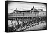 Musee d'Orsay - Solferino Bridge view - Paris - France-Philippe Hugonnard-Framed Stretched Canvas