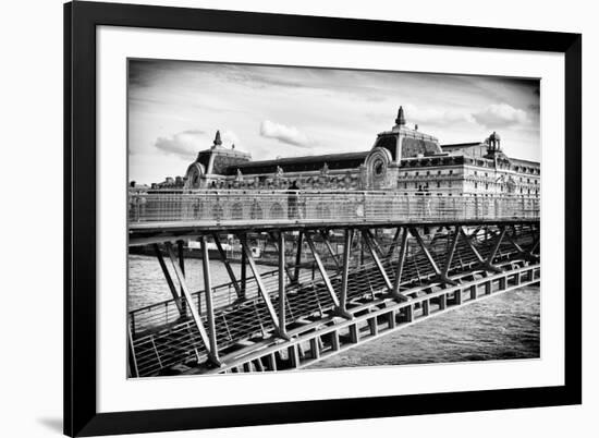 Musee d'Orsay - Solferino Bridge view - Paris - France-Philippe Hugonnard-Framed Photographic Print