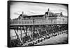 Musee d'Orsay - Solferino Bridge view - Paris - France-Philippe Hugonnard-Framed Stretched Canvas