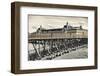 Musee d'Orsay - Solferino Bridge view - Paris - France-Philippe Hugonnard-Framed Photographic Print