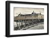 Musee d'Orsay - Solferino Bridge view - Paris - France-Philippe Hugonnard-Framed Photographic Print