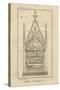 Musée des Monuments Français tome 1 par Alexandre Lenoir: planche 19bis: le tombeau de Dagobert à-Charles Percier-Stretched Canvas