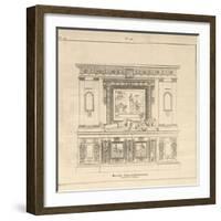 Musée des Monuments Français tome 5, par Alexandre Lenoir: planche 171 : mo-Charles Percier-Framed Giclee Print