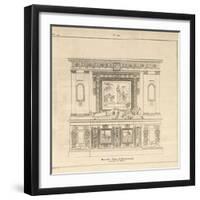 Musée des Monuments Français tome 5, par Alexandre Lenoir: planche 171 : mo-Charles Percier-Framed Giclee Print