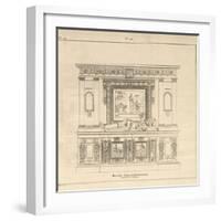 Musée des Monuments Français tome 5, par Alexandre Lenoir: planche 171 : mo-Charles Percier-Framed Giclee Print