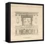 Musée des Monuments Français tome 5, par Alexandre Lenoir: planche 171 : mo-Charles Percier-Framed Stretched Canvas