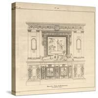 Musée des Monuments Français tome 5, par Alexandre Lenoir: planche 171 : mo-Charles Percier-Stretched Canvas