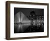 Musee Du Louvre and Pyramide, Paris, France-Roy Rainford-Framed Photographic Print