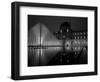 Musee Du Louvre and Pyramide, Paris, France-Roy Rainford-Framed Photographic Print