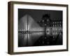 Musee Du Louvre and Pyramide, Paris, France-Roy Rainford-Framed Photographic Print