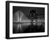 Musee Du Louvre and Pyramide, Paris, France-Roy Rainford-Framed Photographic Print