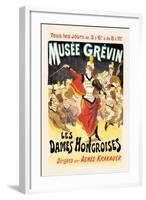 Musee Grevin: Les Dames Hongroises-Jules Ch?ret-Framed Art Print