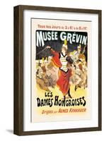 Musee Grevin: Les Dames Hongroises-Jules Ch?ret-Framed Art Print