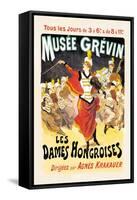 Musee Grevin: Les Dames Hongroises-Jules Ch?ret-Framed Stretched Canvas