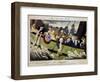 Musee Grotesque: Passengers Aboard the Furie Steamship Sailing from Dover to Calais..-Pierre Maleuvre-Framed Giclee Print