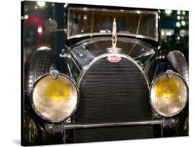 Musee National de l'Automobile, Bugatti Grille, Haut Rhin, France-Walter Bibikow-Stretched Canvas