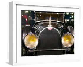 Musee National de l'Automobile, Bugatti Grille, Haut Rhin, France-Walter Bibikow-Framed Premium Photographic Print