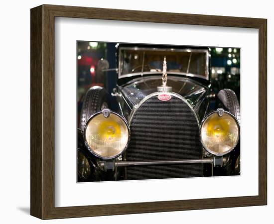 Musee National de l'Automobile, Bugatti Grille, Haut Rhin, France-Walter Bibikow-Framed Photographic Print