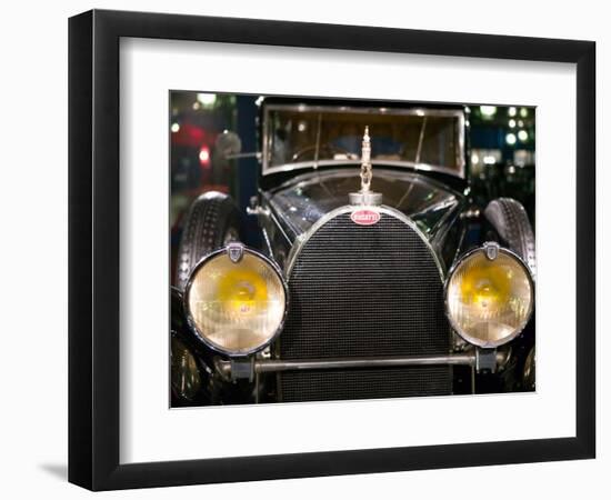 Musee National de l'Automobile, Bugatti Grille, Haut Rhin, France-Walter Bibikow-Framed Photographic Print