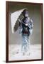 Museme, Woman in Winter Costume, Japan, 1882-Felice Beato-Framed Giclee Print