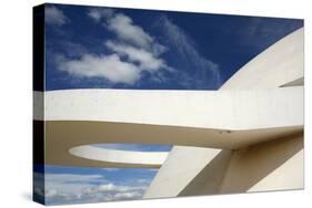 Museo Nacional (Nat'l Museum) Designed by Oscar Niemeyer, Brasilia, UNESCO Site, Brazil-Yadid Levy-Stretched Canvas