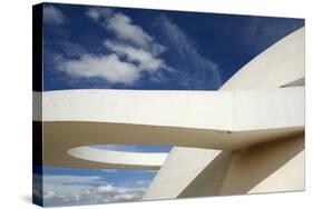Museo Nacional (Nat'l Museum) Designed by Oscar Niemeyer, Brasilia, UNESCO Site, Brazil-Yadid Levy-Stretched Canvas