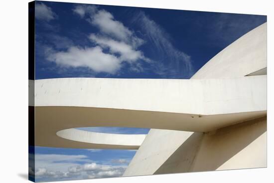 Museo Nacional (Nat'l Museum) Designed by Oscar Niemeyer, Brasilia, UNESCO Site, Brazil-Yadid Levy-Stretched Canvas