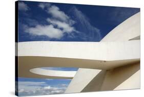 Museo Nacional (Nat'l Museum) Designed by Oscar Niemeyer, Brasilia, UNESCO Site, Brazil-Yadid Levy-Stretched Canvas