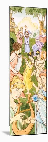 Muses, Greek and Roman Mythology-Encyclopaedia Britannica-Mounted Premium Giclee Print