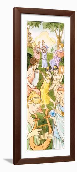 Muses, Greek and Roman Mythology-Encyclopaedia Britannica-Framed Premium Giclee Print