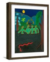 Muses in the river-Cristina Rodriguez-Framed Giclee Print