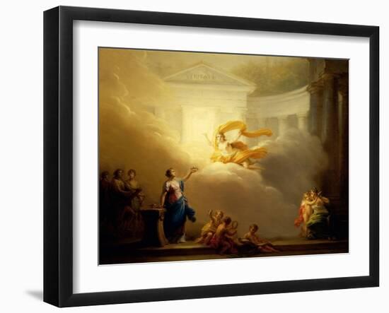 Muses of Tragedy and Comedy-Friedrich Heinrich Fuger-Framed Giclee Print