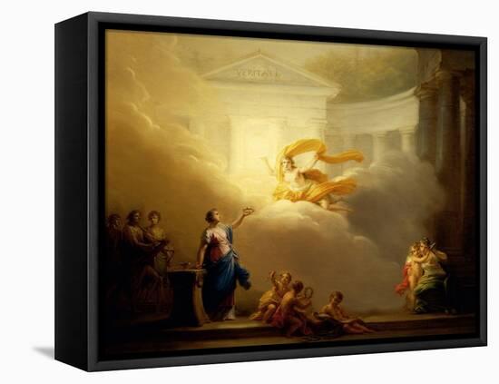 Muses of Tragedy and Comedy-Friedrich Heinrich Fuger-Framed Stretched Canvas
