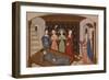 Muses Visiting Boethius in Prison, Miniature from the Consolation of Philosophy-null-Framed Giclee Print