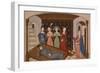 Muses Visiting Boethius in Prison, Miniature from the Consolation of Philosophy-null-Framed Giclee Print