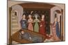 Muses Visiting Boethius in Prison, Miniature from the Consolation of Philosophy-null-Mounted Giclee Print