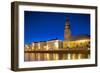 Museum and Church at Night, Gothenburg, Sweden, Scandinavia, Europe-Frank Fell-Framed Photographic Print