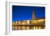 Museum and Church at Night, Gothenburg, Sweden, Scandinavia, Europe-Frank Fell-Framed Photographic Print