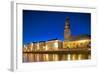 Museum and Church at Night, Gothenburg, Sweden, Scandinavia, Europe-Frank Fell-Framed Photographic Print