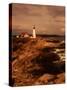 Museum and Portland Head Light House at Cape Elizabeth, Portland, Maine, Portland, USA-Mark Newman-Stretched Canvas