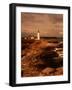 Museum and Portland Head Light House at Cape Elizabeth, Portland, Maine, Portland, USA-Mark Newman-Framed Photographic Print