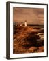 Museum and Portland Head Light House at Cape Elizabeth, Portland, Maine, Portland, USA-Mark Newman-Framed Photographic Print