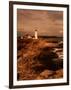 Museum and Portland Head Light House at Cape Elizabeth, Portland, Maine, Portland, USA-Mark Newman-Framed Photographic Print