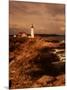 Museum and Portland Head Light House at Cape Elizabeth, Portland, Maine, Portland, USA-Mark Newman-Mounted Photographic Print