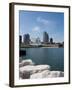 Museum at the Waterfront, Milwaukee Art Museum, Lake Michigan, Milwaukee, Wisconsin, USA-null-Framed Photographic Print