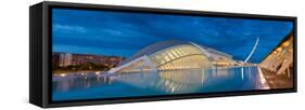 Museum at Waterfront, L'Hemisferic Planetarium, City of Arts and the Sciences, Valencia, Spain-null-Framed Stretched Canvas