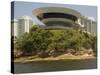 Museum of Contemporary Art, Designed by Oscar Niemeyer, Niteroi, Rio De Janeiro, Brazil-Richardson Rolf-Stretched Canvas