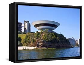 Museum of Contemporary Art, Rio De Janeiro, Brazil-Miva Stock-Framed Stretched Canvas