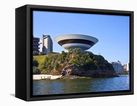 Museum of Contemporary Art, Rio De Janeiro, Brazil-Miva Stock-Framed Stretched Canvas